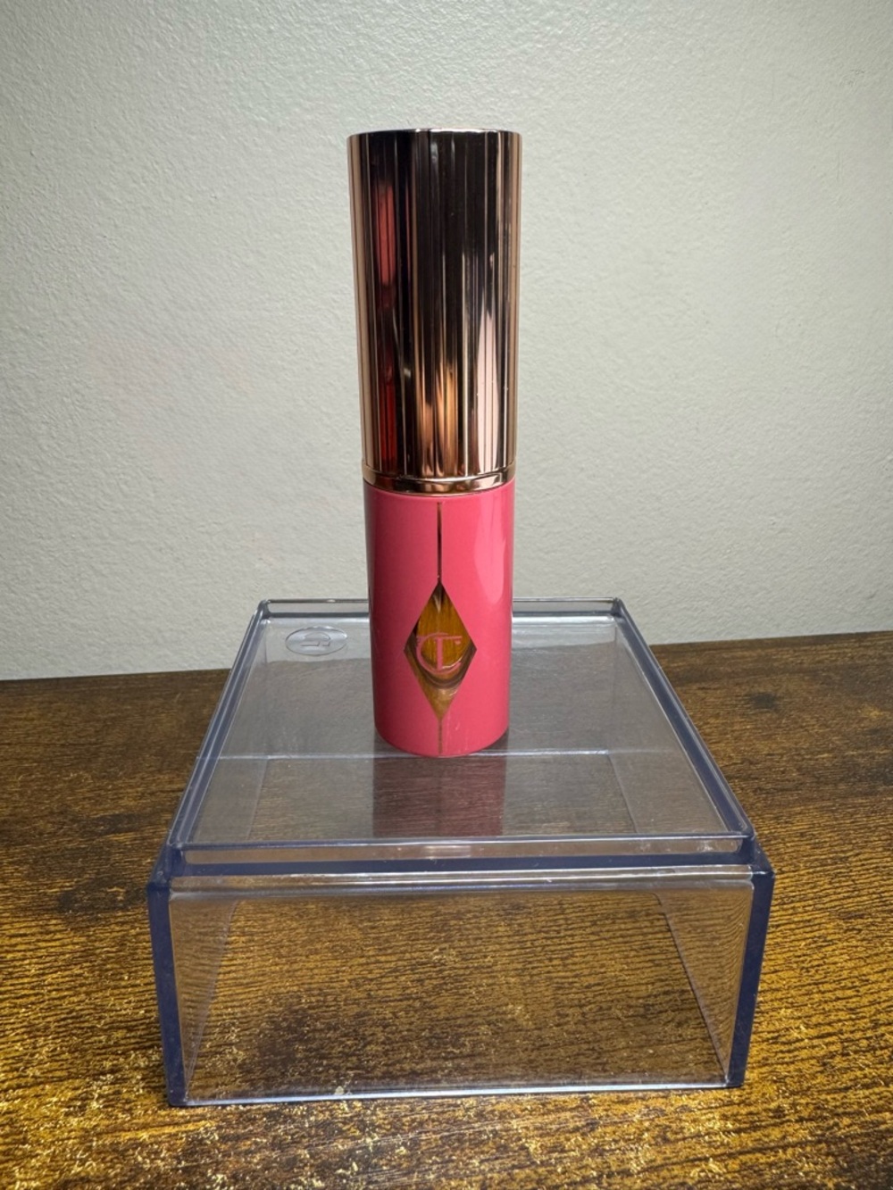 Charlotte Tilbury 
Unreal Lip + Cheek Glow Blush Stick pinky glow